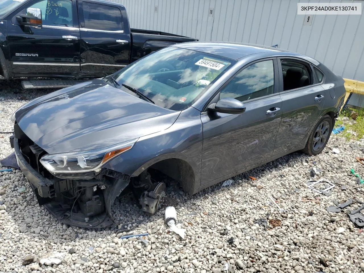 2019 Kia Forte Fe VIN: 3KPF24AD0KE130741 Lot: 59491504