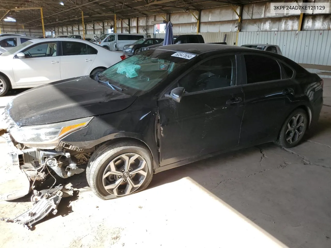 2019 Kia Forte Fe VIN: 3KPF24AD7KE121129 Lot: 60547654