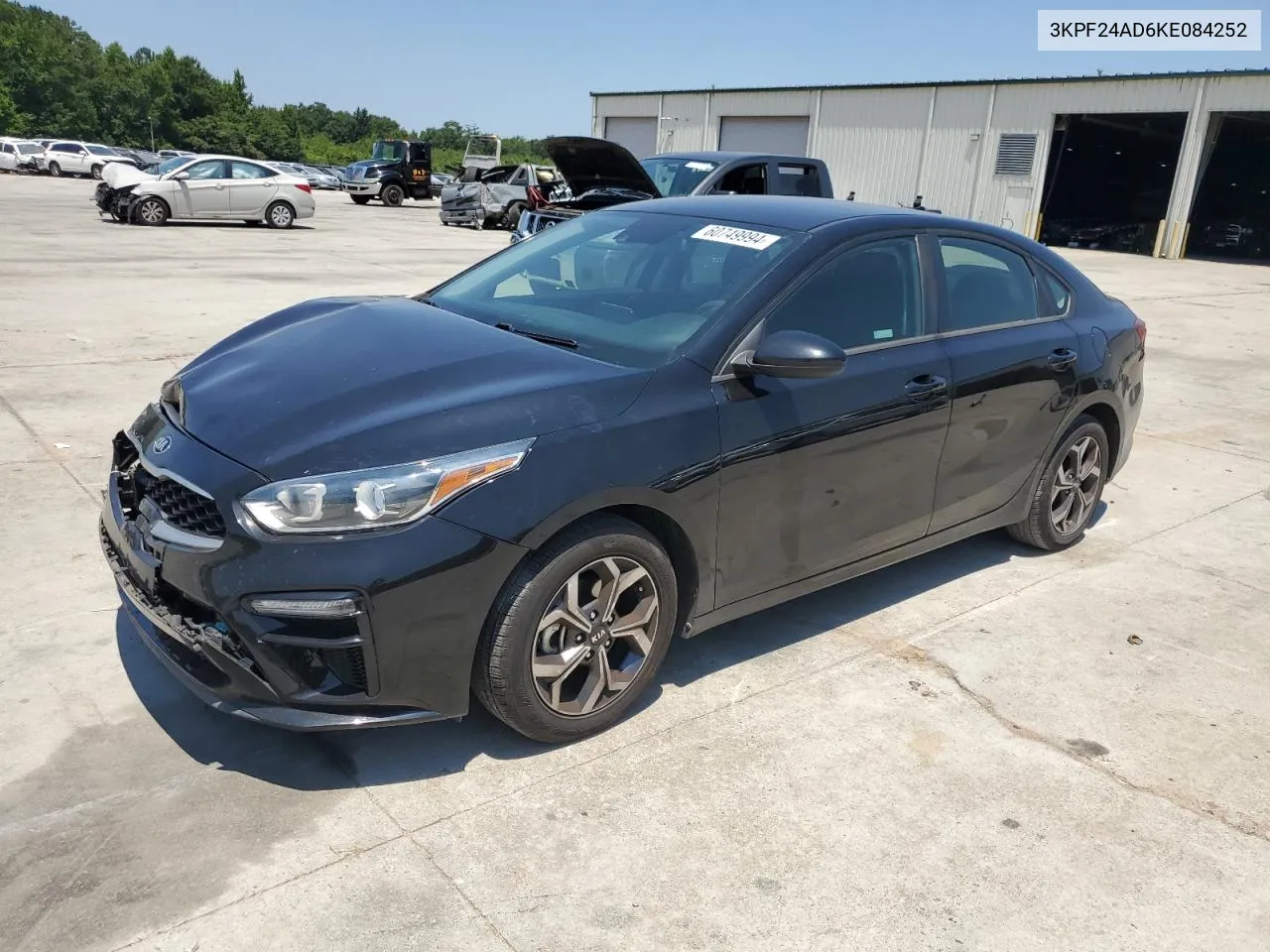 2019 Kia Forte Fe VIN: 3KPF24AD6KE084252 Lot: 60749994