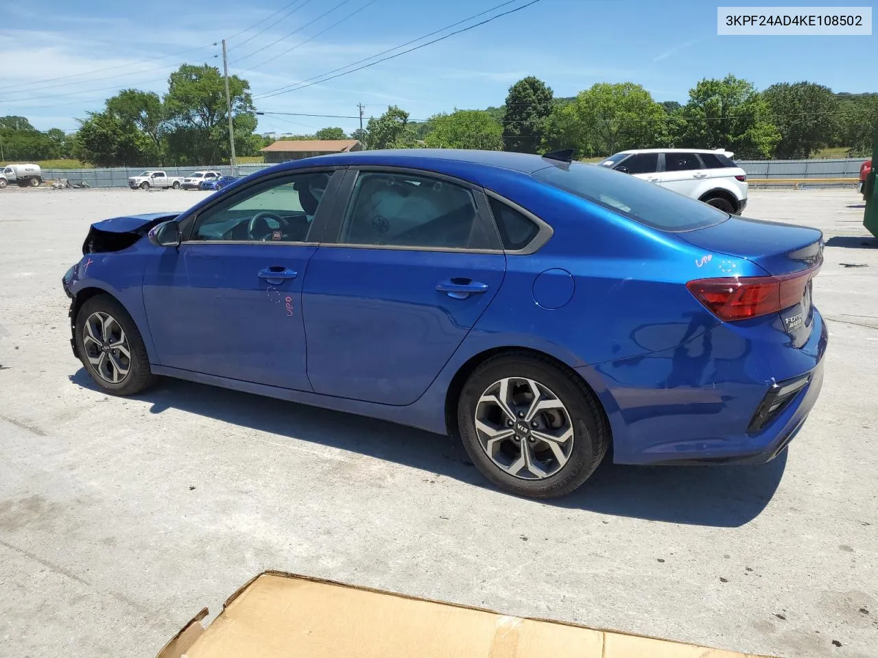 2019 Kia Forte Fe VIN: 3KPF24AD4KE108502 Lot: 60919564