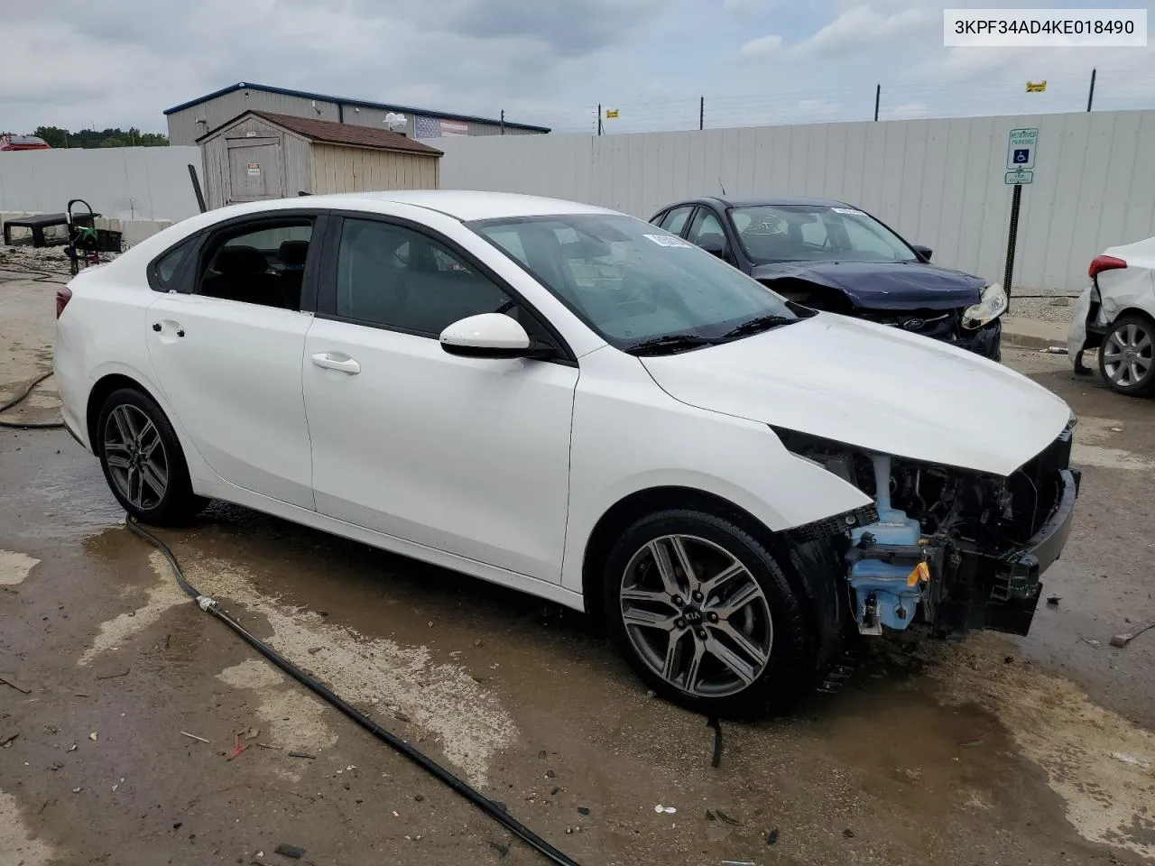 2019 Kia Forte Gt Line VIN: 3KPF34AD4KE018490 Lot: 61503164