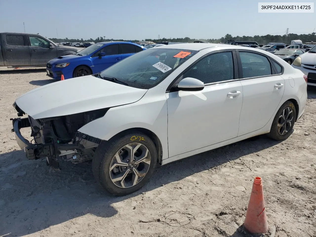 2019 Kia Forte Fe VIN: 3KPF24ADXKE114725 Lot: 61950824