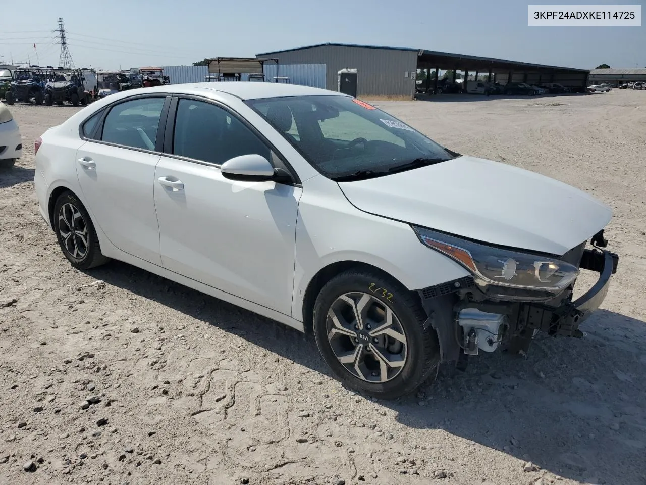 2019 Kia Forte Fe VIN: 3KPF24ADXKE114725 Lot: 61950824