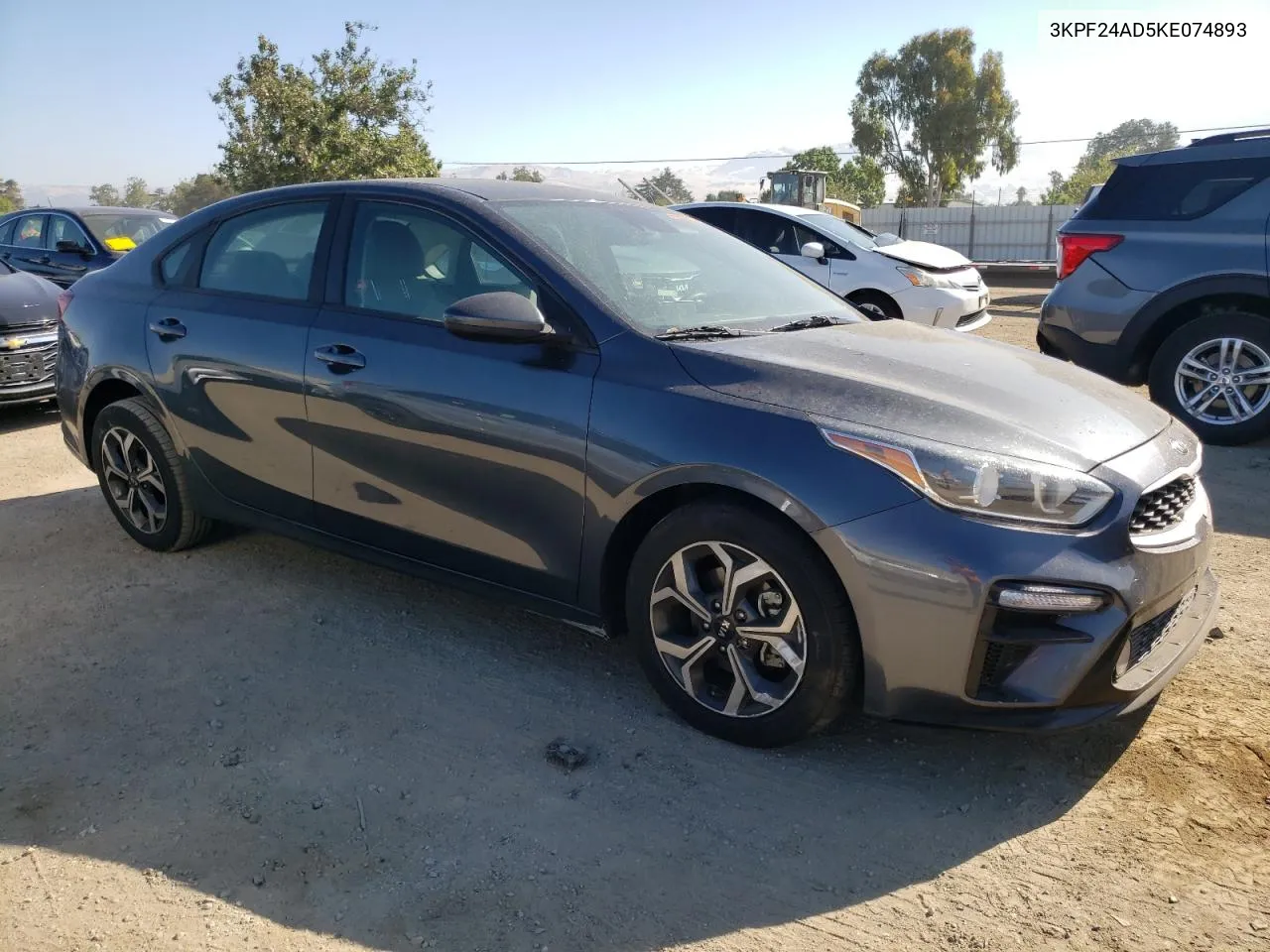 2019 Kia Forte Fe VIN: 3KPF24AD5KE074893 Lot: 62141634