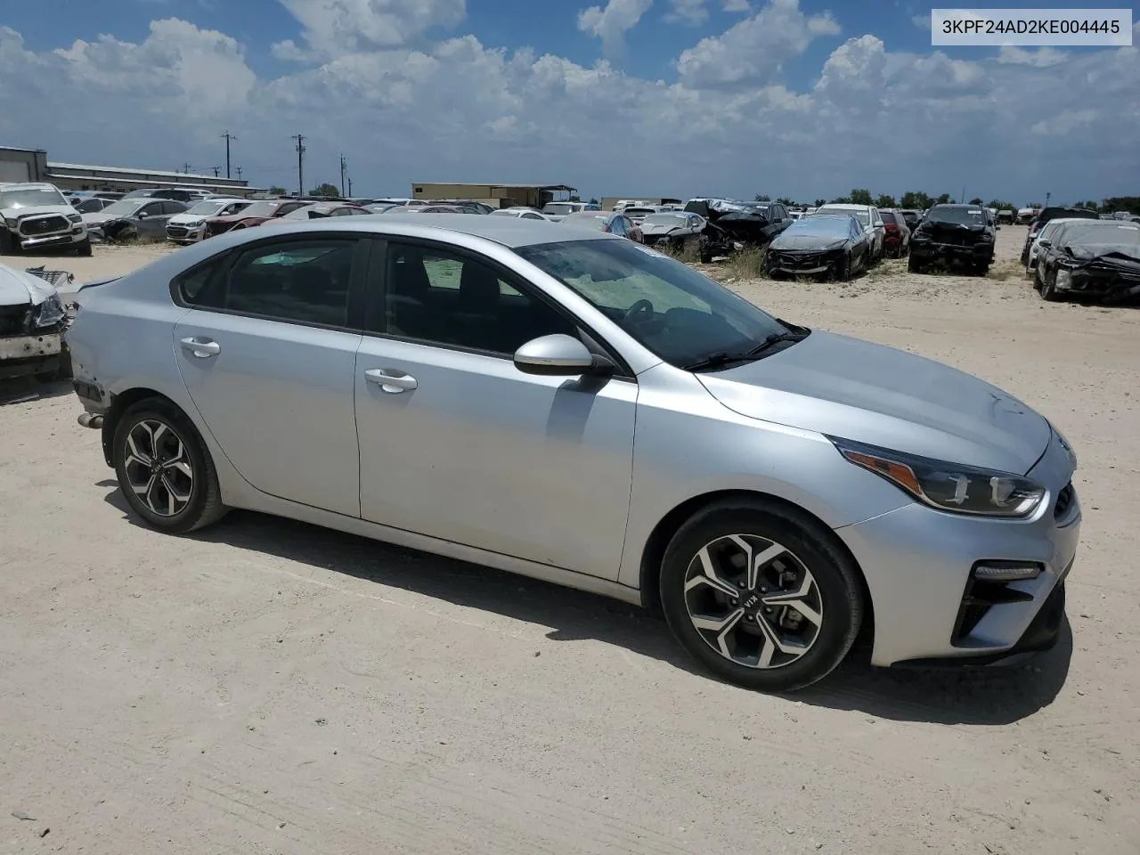 2019 Kia Forte Fe VIN: 3KPF24AD2KE004445 Lot: 62277394