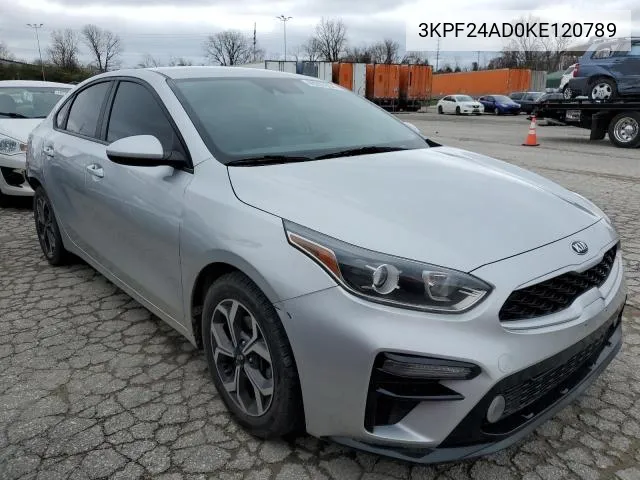 2019 Kia Forte Fe VIN: 3KPF24AD0KE120789 Lot: 62399934