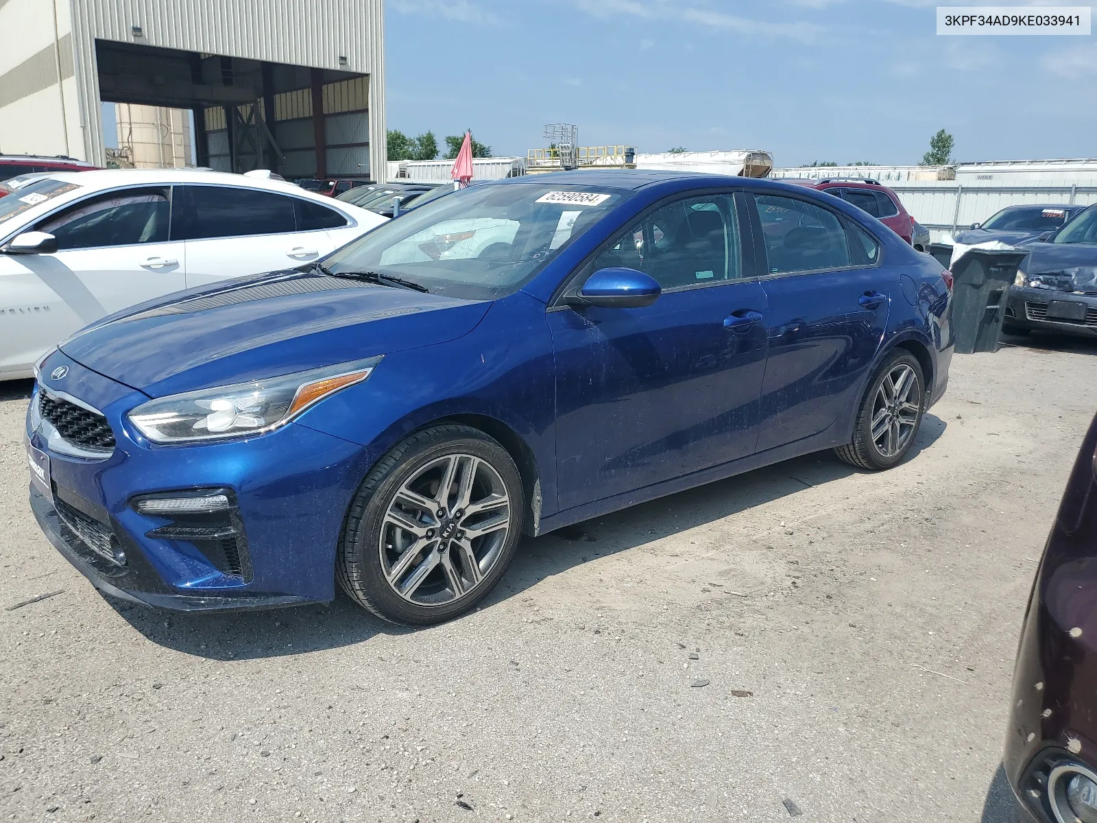 2019 Kia Forte Gt Line VIN: 3KPF34AD9KE033941 Lot: 62590584