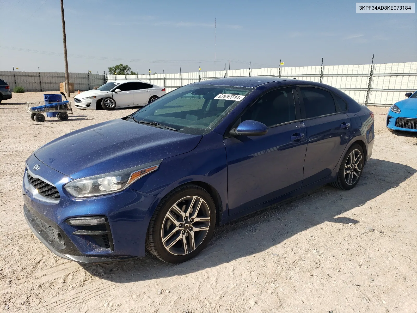 3KPF34AD8KE073184 2019 Kia Forte Gt Line