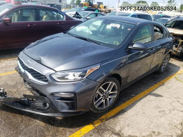 3KPF34AD3KE052534 2019 Kia Forte Gt Line