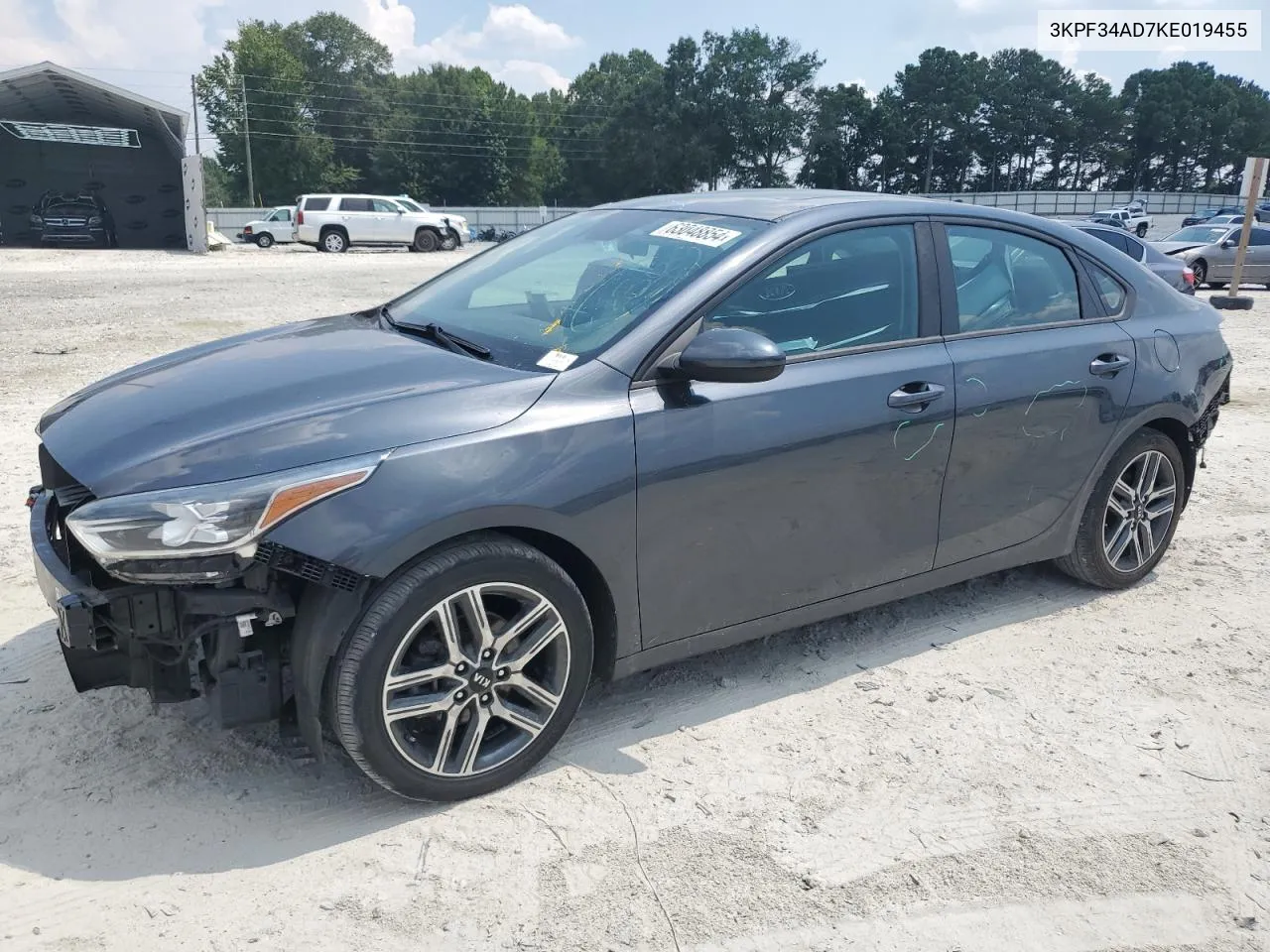 2019 Kia Forte Gt Line VIN: 3KPF34AD7KE019455 Lot: 63048854