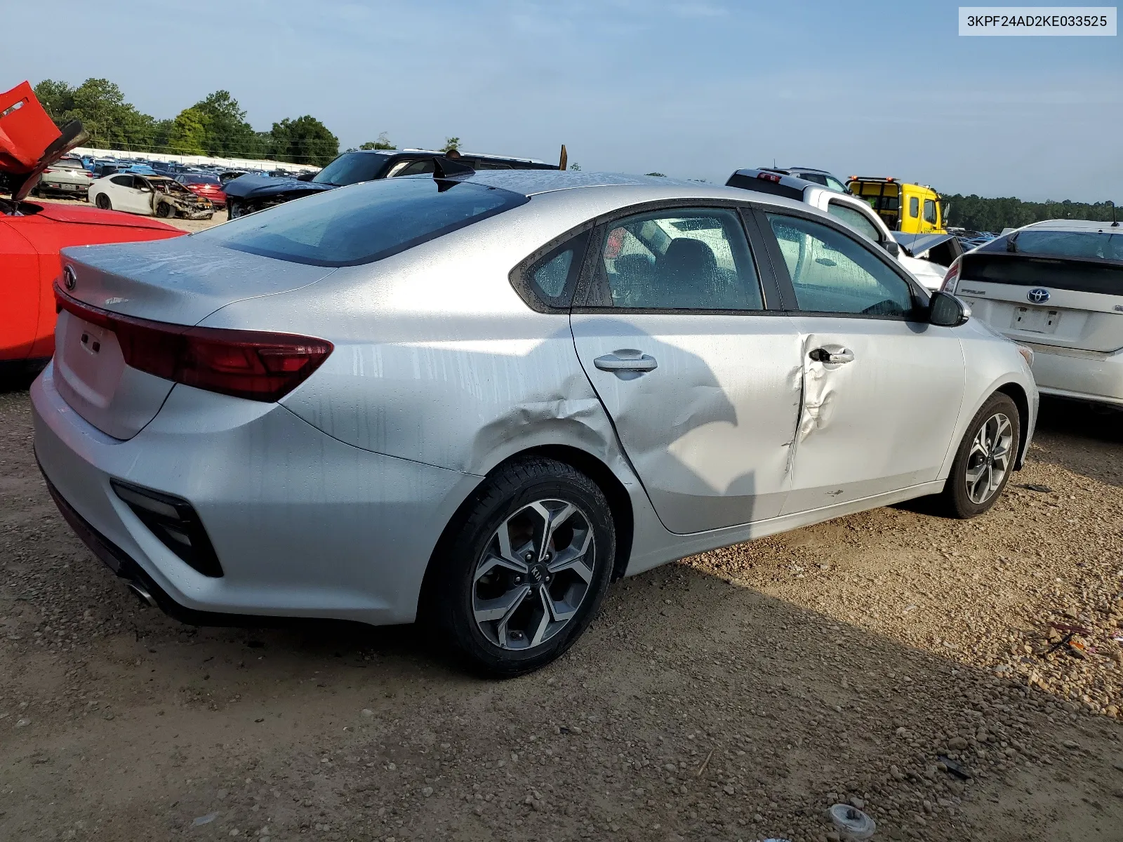 2019 Kia Forte Fe VIN: 3KPF24AD2KE033525 Lot: 63871034