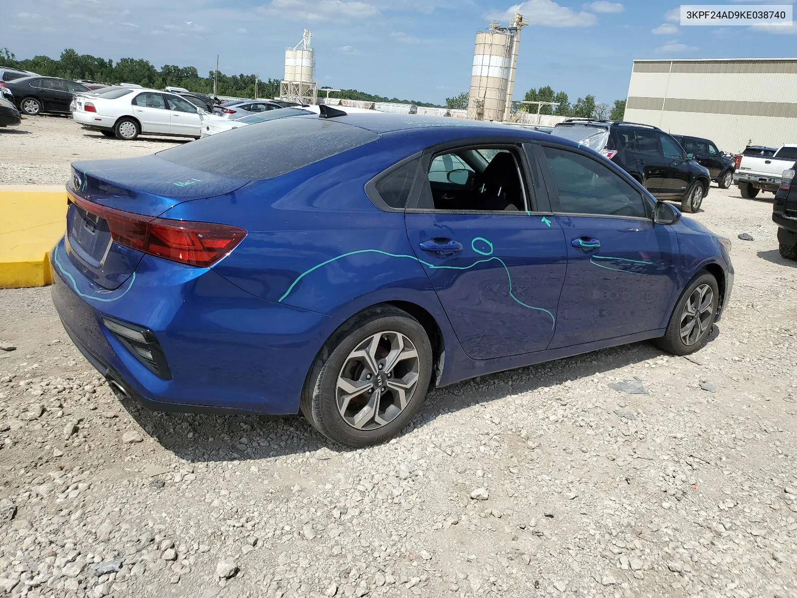 2019 Kia Forte Fe VIN: 3KPF24AD9KE038740 Lot: 63910874