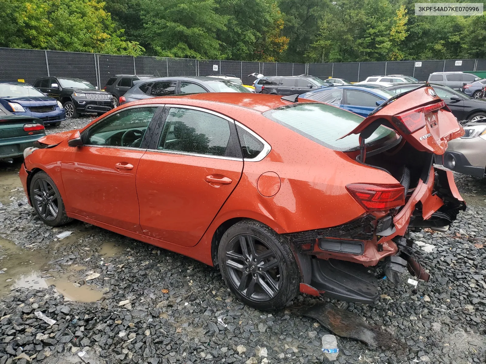 2019 Kia Forte Ex VIN: 3KPF54AD7KE070996 Lot: 64652154