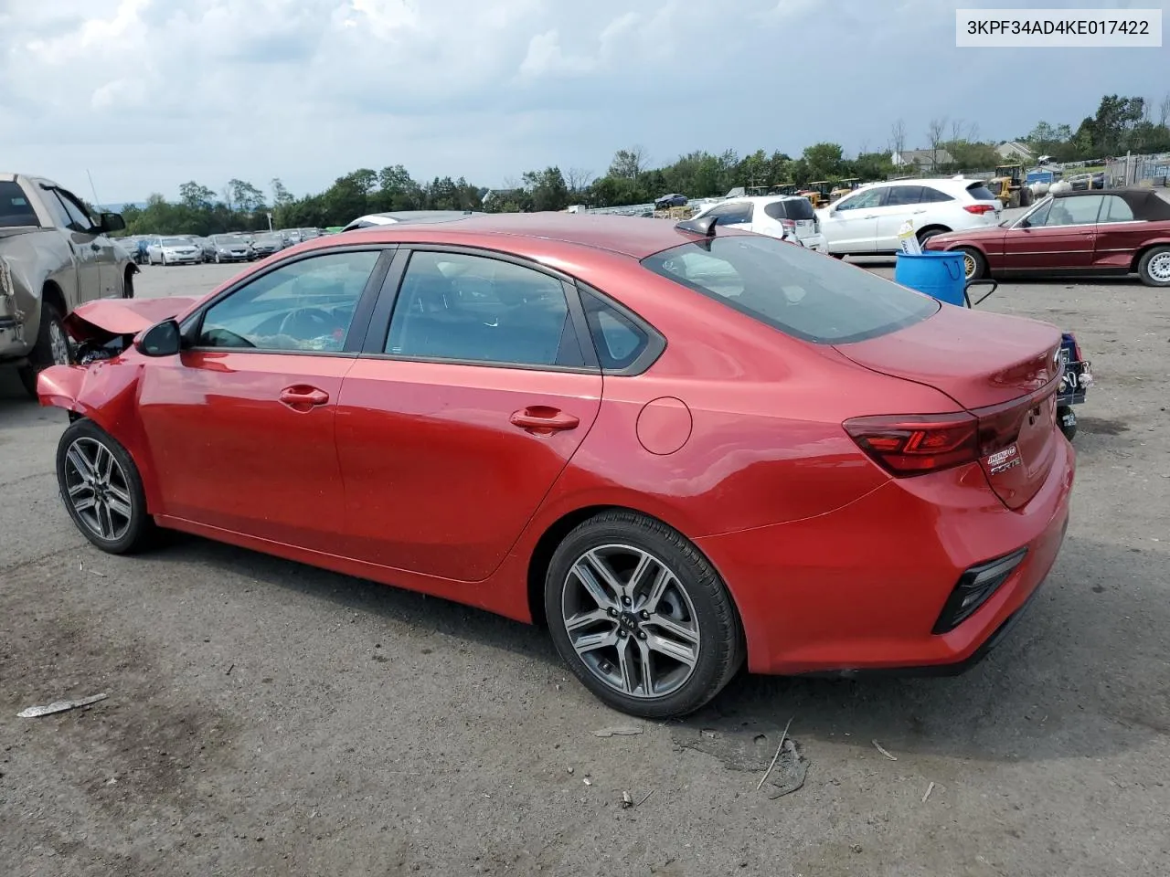 3KPF34AD4KE017422 2019 Kia Forte Gt Line