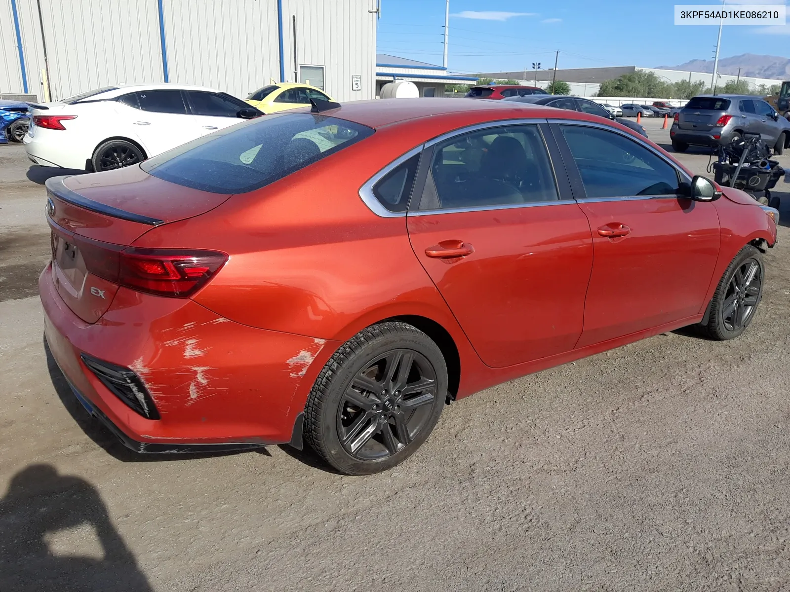 2019 Kia Forte Ex VIN: 3KPF54AD1KE086210 Lot: 66139094