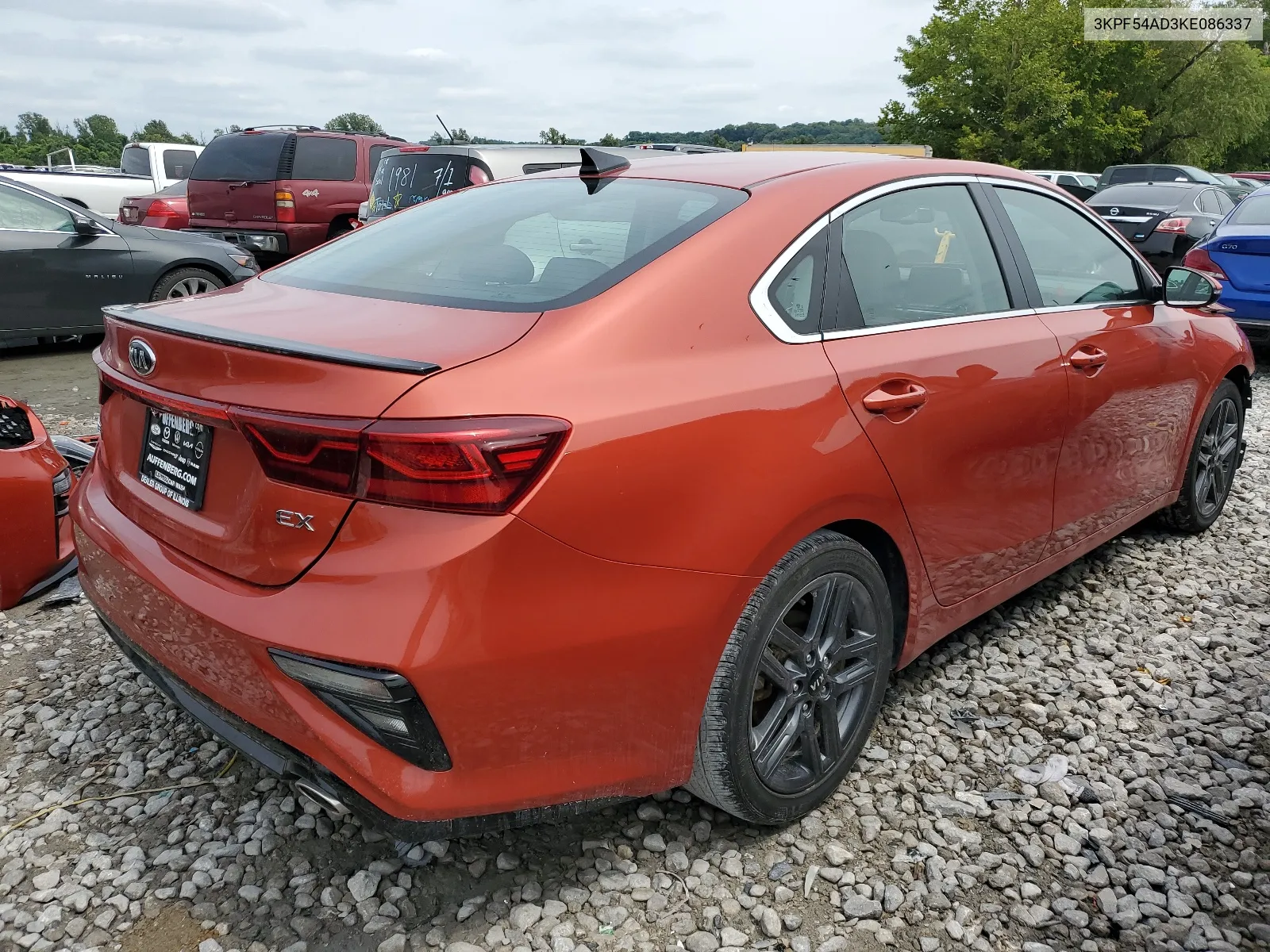 2019 Kia Forte Ex VIN: 3KPF54AD3KE086337 Lot: 66431924