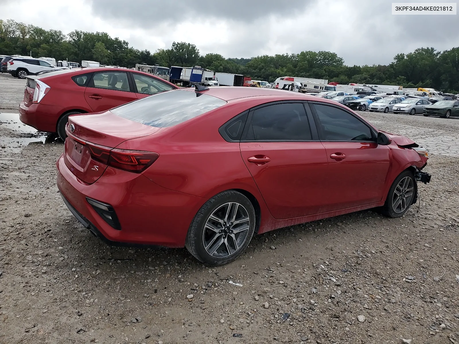 2019 Kia Forte Gt Line VIN: 3KPF34AD4KE021812 Lot: 66620914