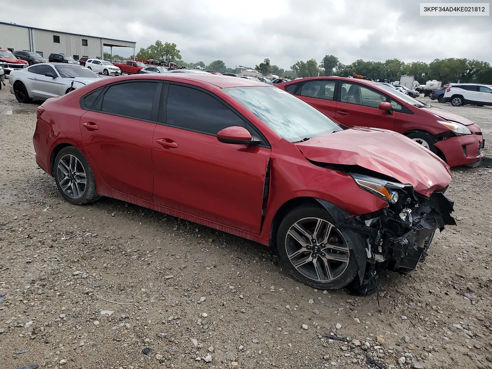 2019 Kia Forte Gt Line VIN: 3KPF34AD4KE021812 Lot: 66620914