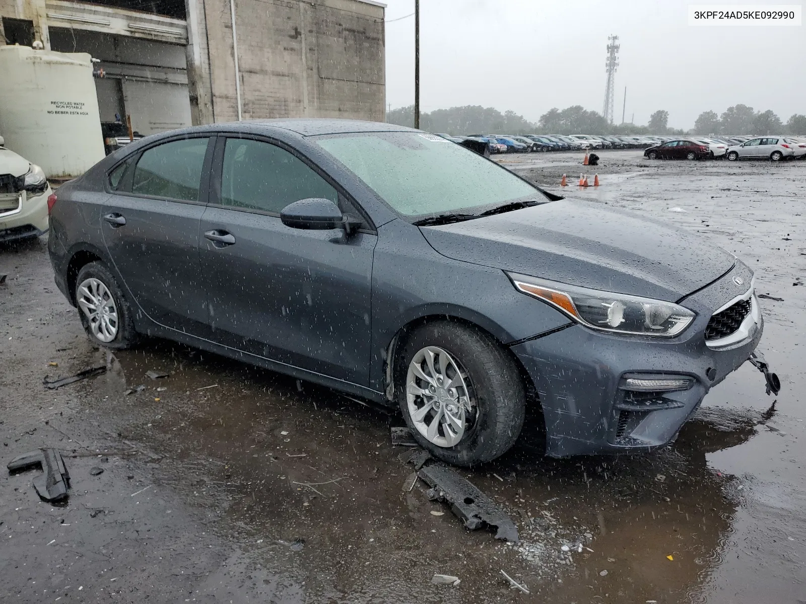 2019 Kia Forte Fe VIN: 3KPF24AD5KE092990 Lot: 66665374