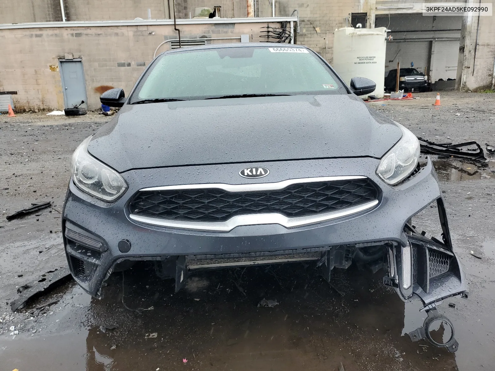 2019 Kia Forte Fe VIN: 3KPF24AD5KE092990 Lot: 66665374