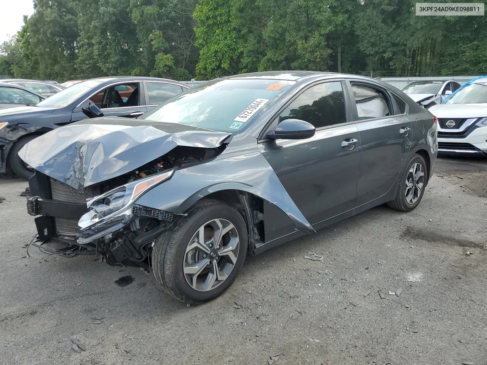 2019 Kia Forte Fe VIN: 3KPF24AD9KE098811 Lot: 67270044