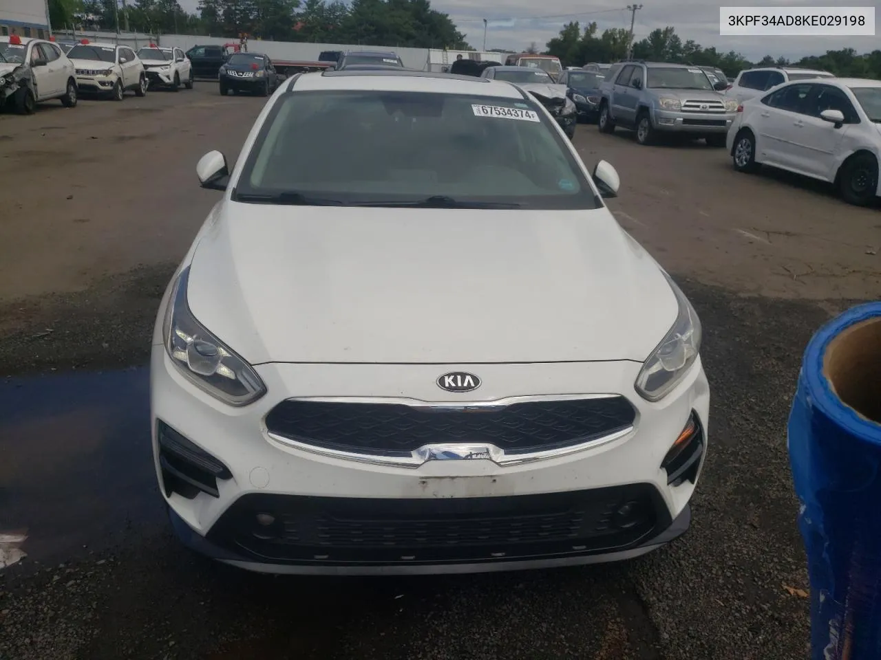 2019 Kia Forte Gt Line VIN: 3KPF34AD8KE029198 Lot: 67534374