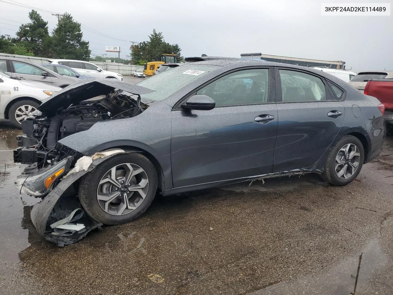 2019 Kia Forte Fe VIN: 3KPF24AD2KE114489 Lot: 67708014