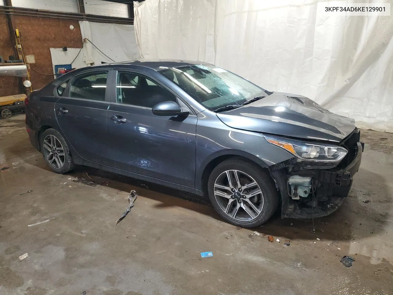 3KPF34AD6KE129901 2019 Kia Forte Gt Line