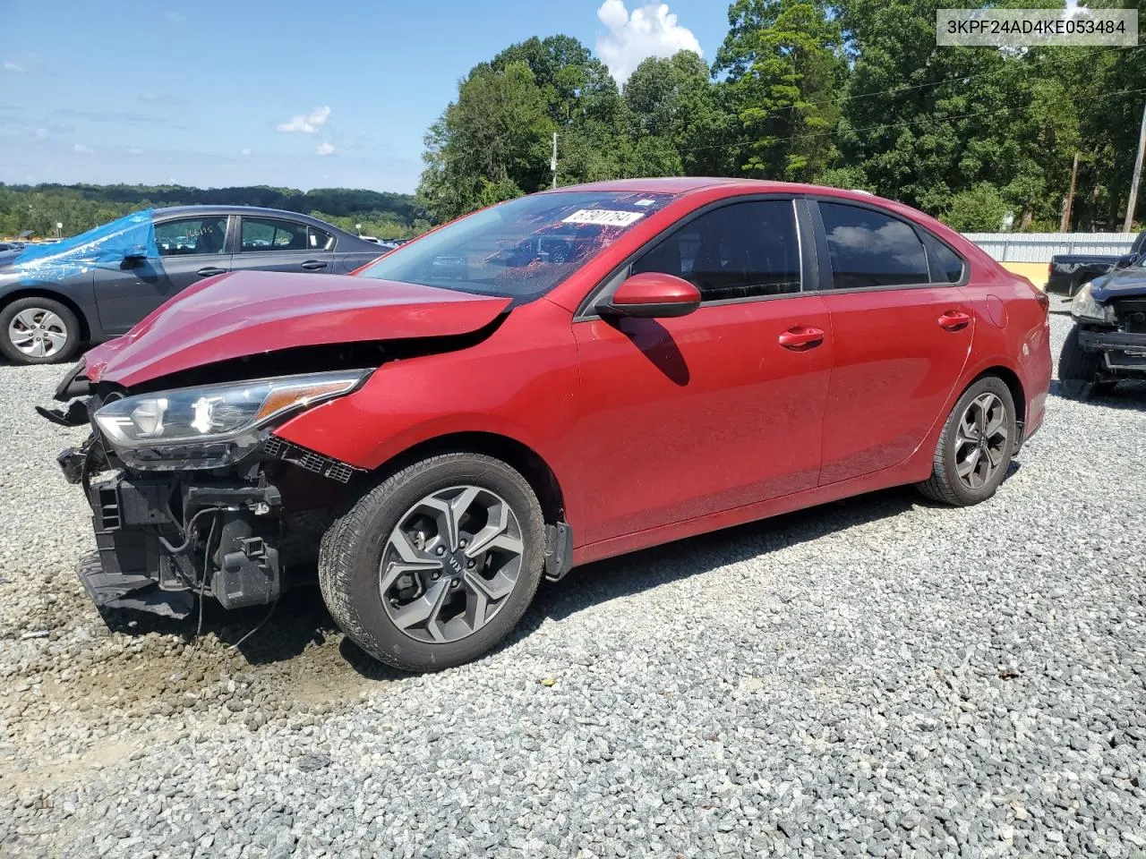 2019 Kia Forte Fe VIN: 3KPF24AD4KE053484 Lot: 67901764