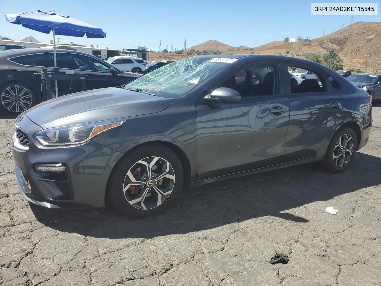 2019 Kia Forte Fe VIN: 3KPF24AD2KE115545 Lot: 68137874