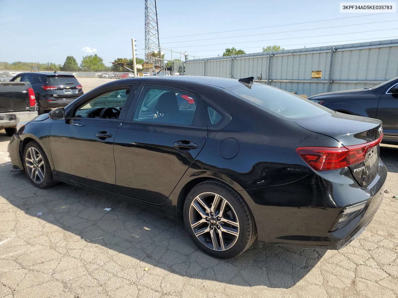 2019 Kia Forte Gt Line VIN: 3KPF34AD5KE035783 Lot: 68306894