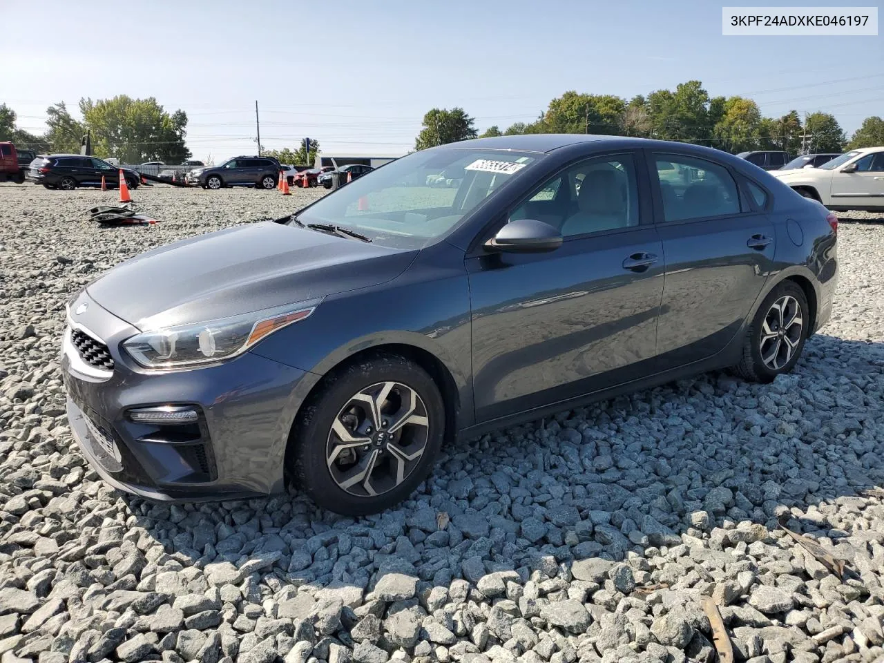 2019 Kia Forte Fe VIN: 3KPF24ADXKE046197 Lot: 68653314