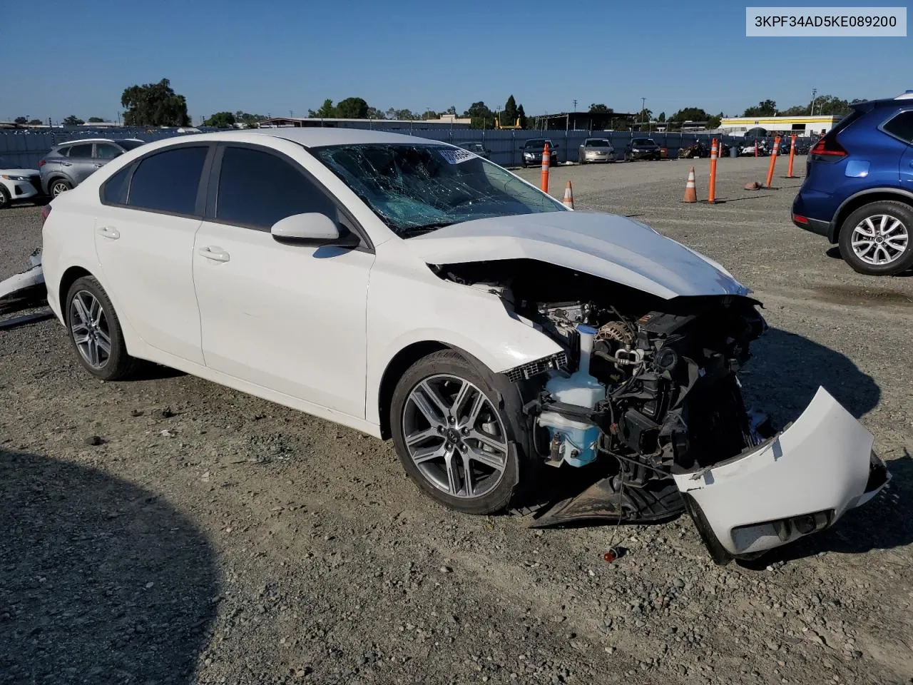 3KPF34AD5KE089200 2019 Kia Forte Gt Line