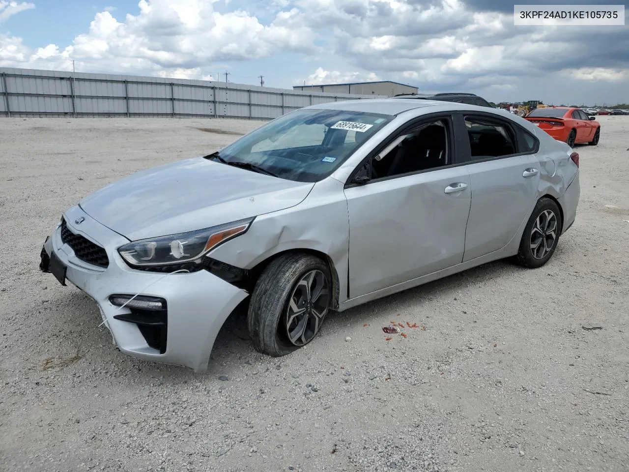 2019 Kia Forte Fe VIN: 3KPF24AD1KE105735 Lot: 68915644