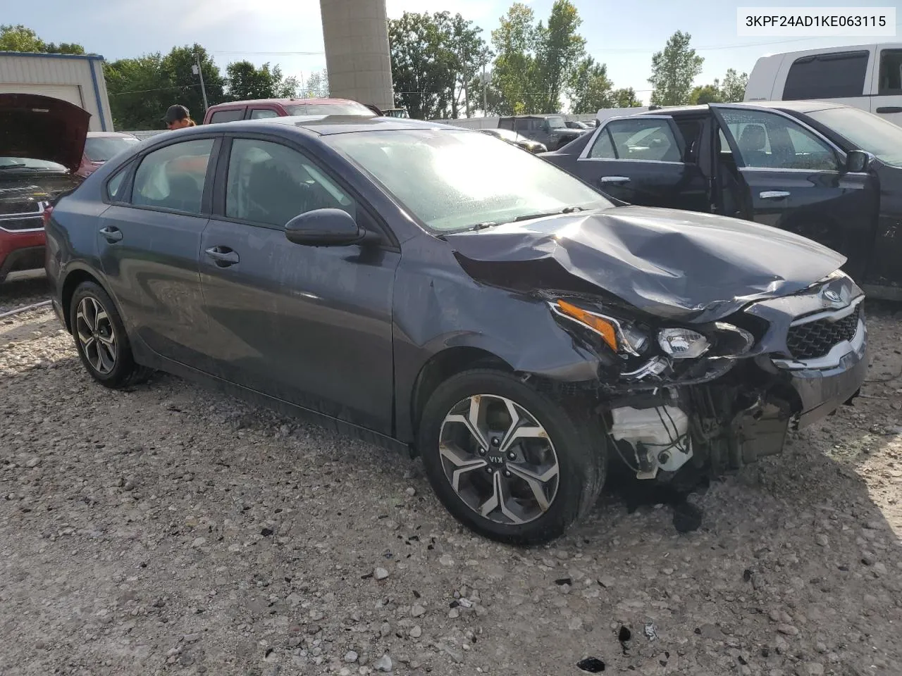 2019 Kia Forte Fe VIN: 3KPF24AD1KE063115 Lot: 69007364