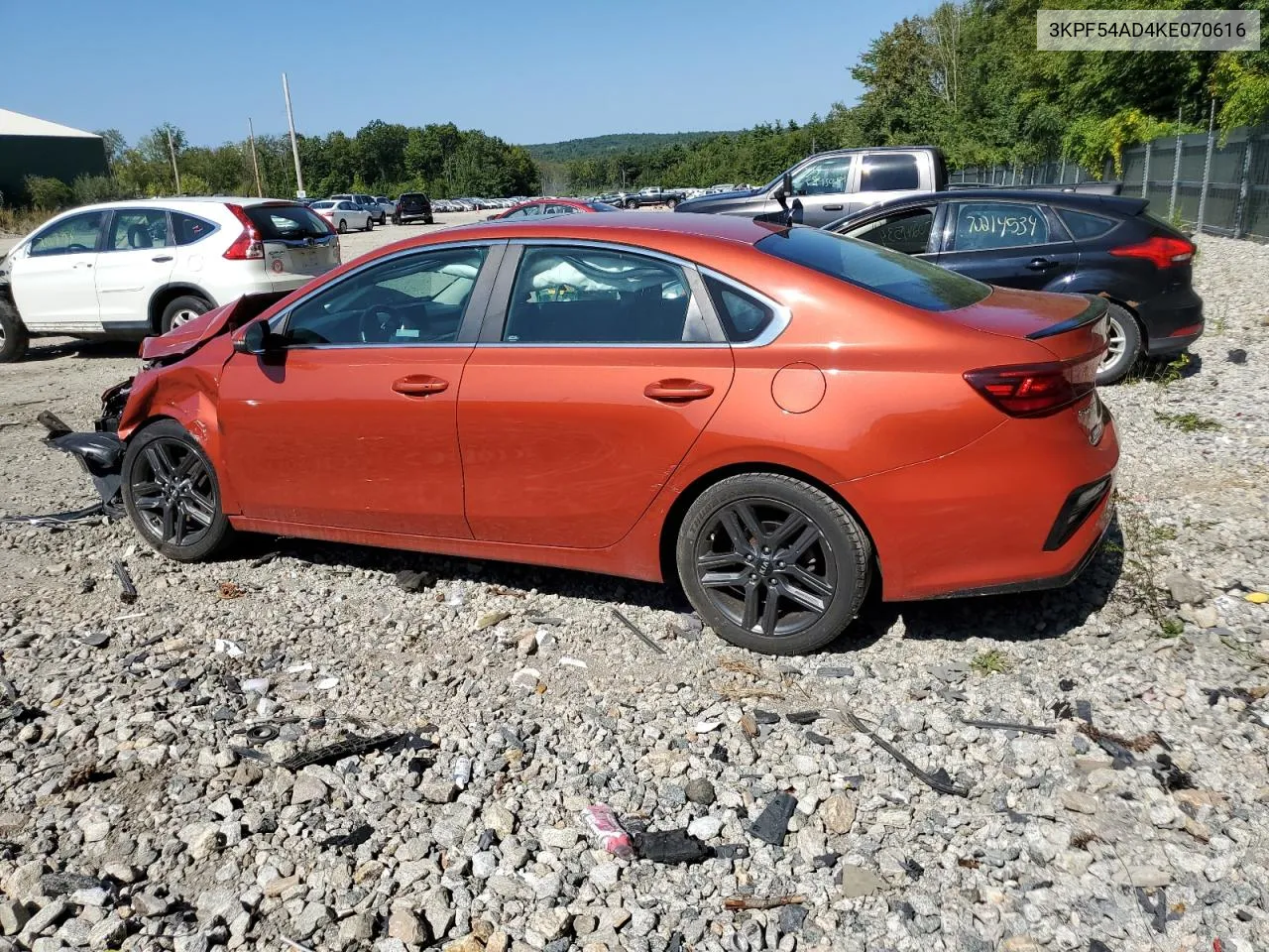 2019 Kia Forte Ex VIN: 3KPF54AD4KE070616 Lot: 69092694