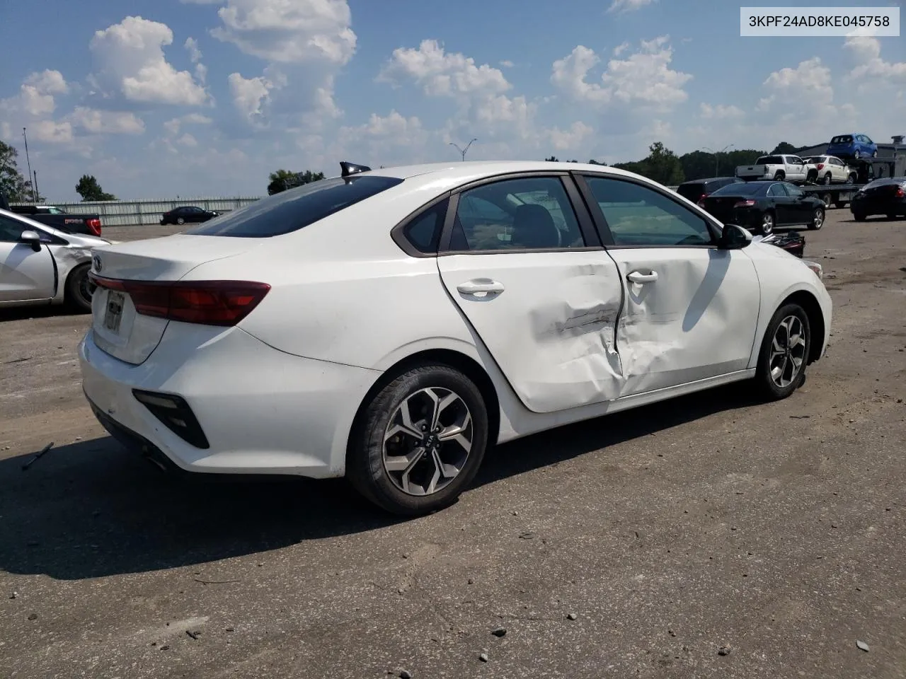 2019 Kia Forte Fe VIN: 3KPF24AD8KE045758 Lot: 69588944