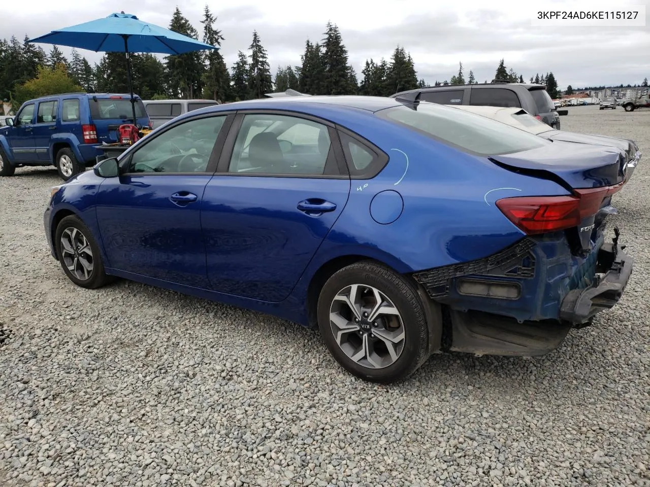 2019 Kia Forte Fe VIN: 3KPF24AD6KE115127 Lot: 69902044