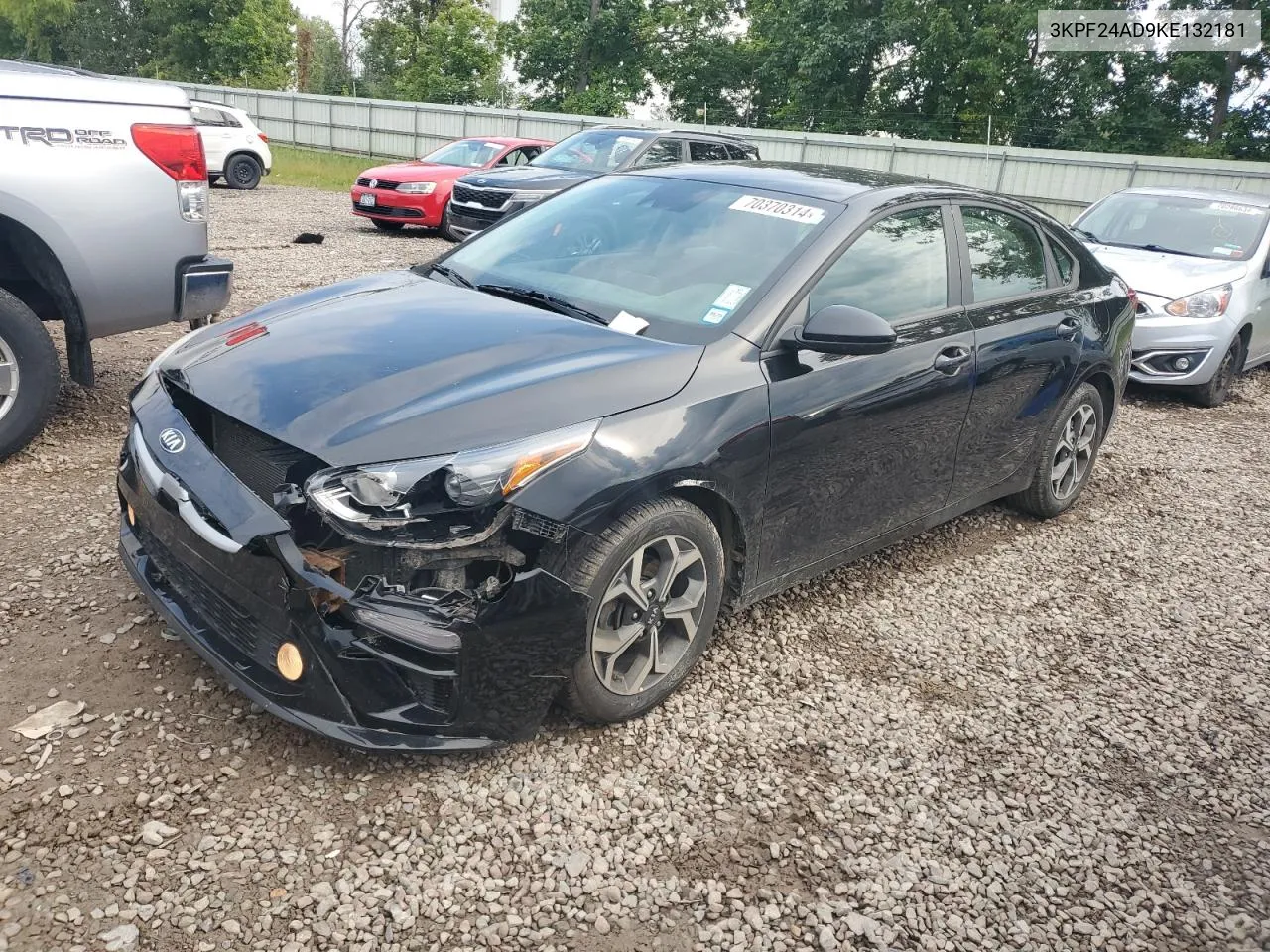 2019 Kia Forte Fe VIN: 3KPF24AD9KE132181 Lot: 70370314