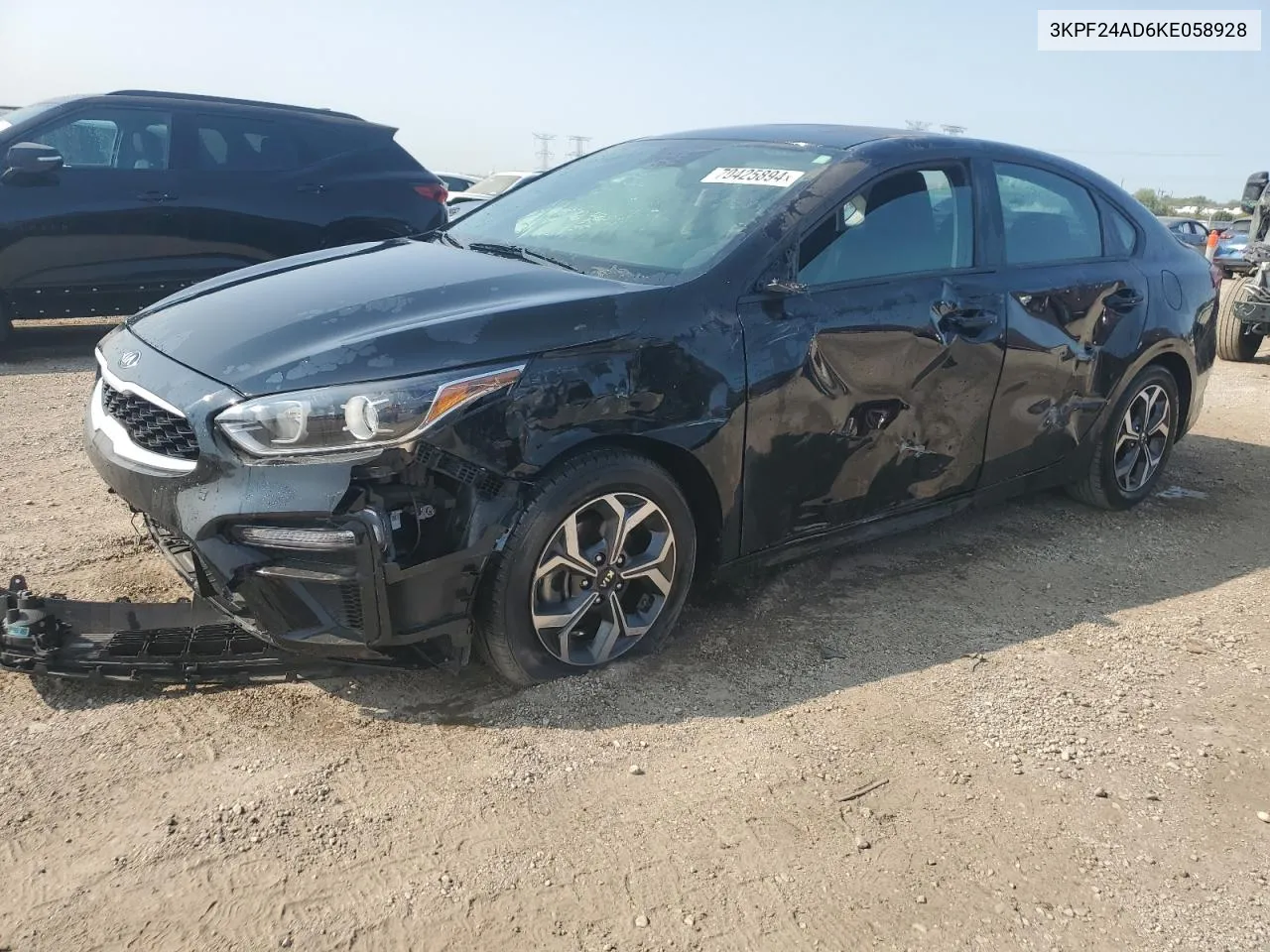 2019 Kia Forte Fe VIN: 3KPF24AD6KE058928 Lot: 70425894