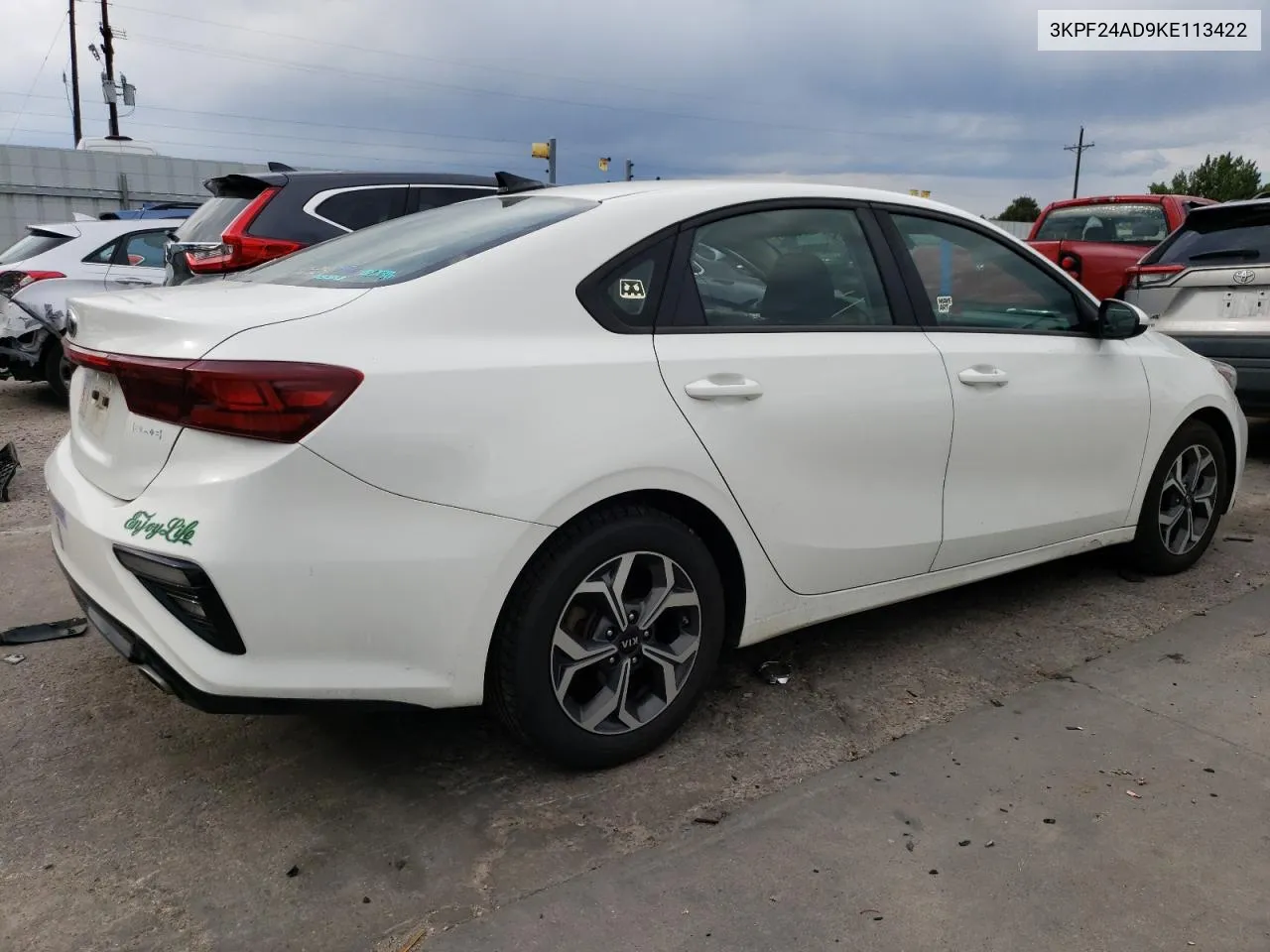 2019 Kia Forte Fe VIN: 3KPF24AD9KE113422 Lot: 70505634