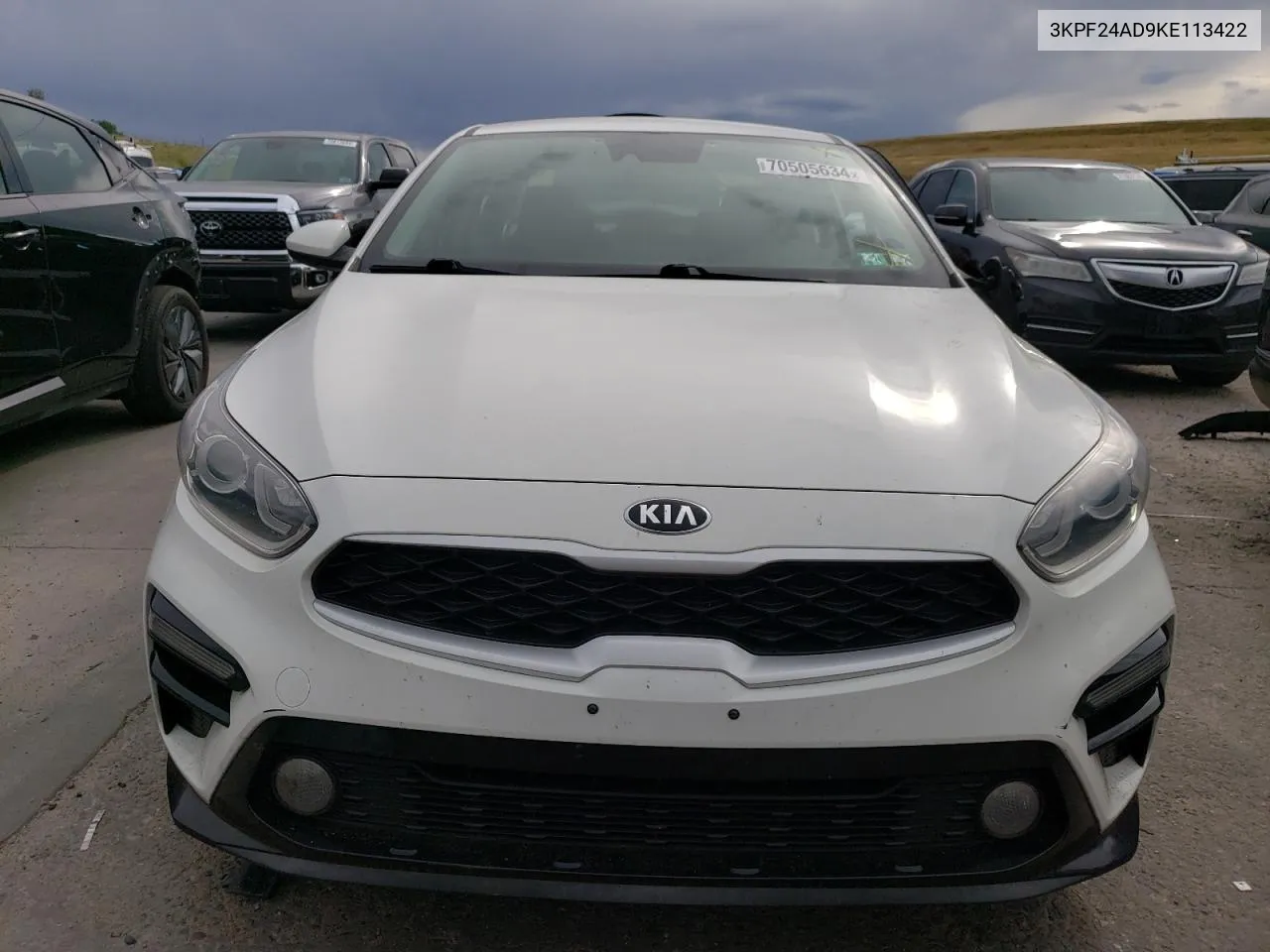 2019 Kia Forte Fe VIN: 3KPF24AD9KE113422 Lot: 70505634