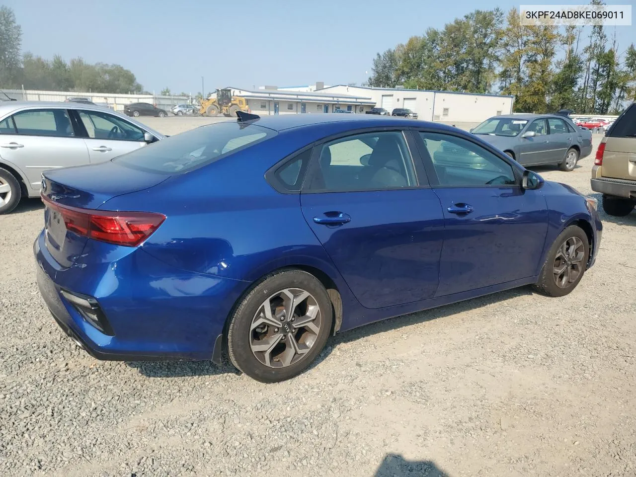 2019 Kia Forte Fe VIN: 3KPF24AD8KE069011 Lot: 70651124