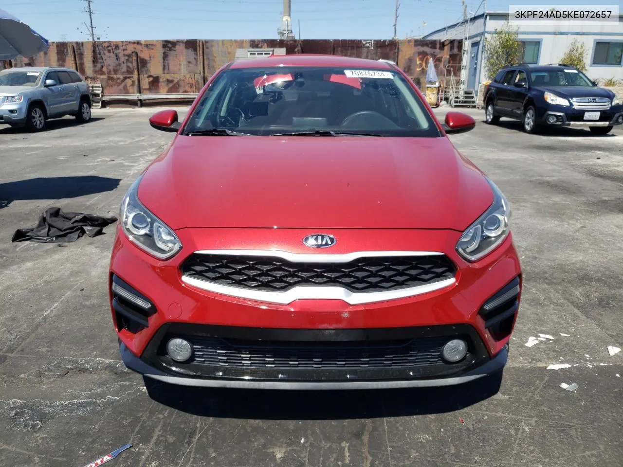 2019 Kia Forte Fe VIN: 3KPF24AD5KE072657 Lot: 70876734