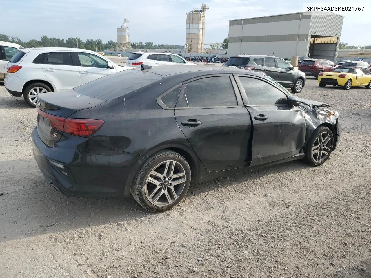 2019 Kia Forte Gt Line VIN: 3KPF34AD3KE021767 Lot: 70952644