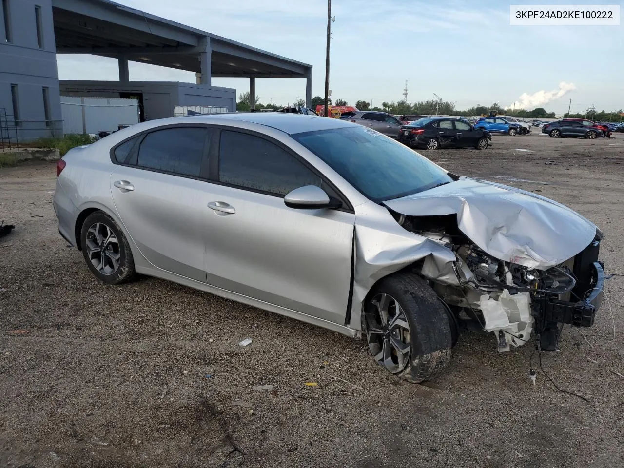 2019 Kia Forte Fe VIN: 3KPF24AD2KE100222 Lot: 71026464