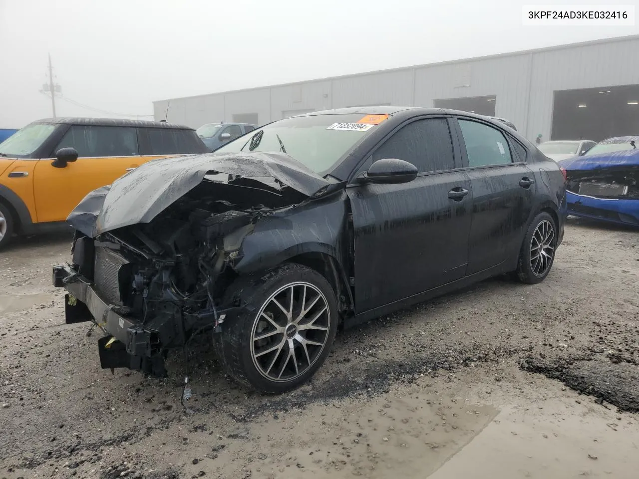 2019 Kia Forte Fe VIN: 3KPF24AD3KE032416 Lot: 71232094