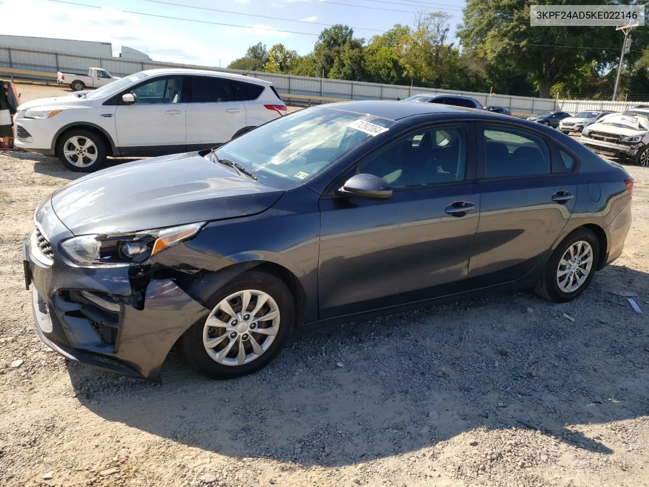 2019 Kia Forte Fe VIN: 3KPF24AD5KE022146 Lot: 71292064