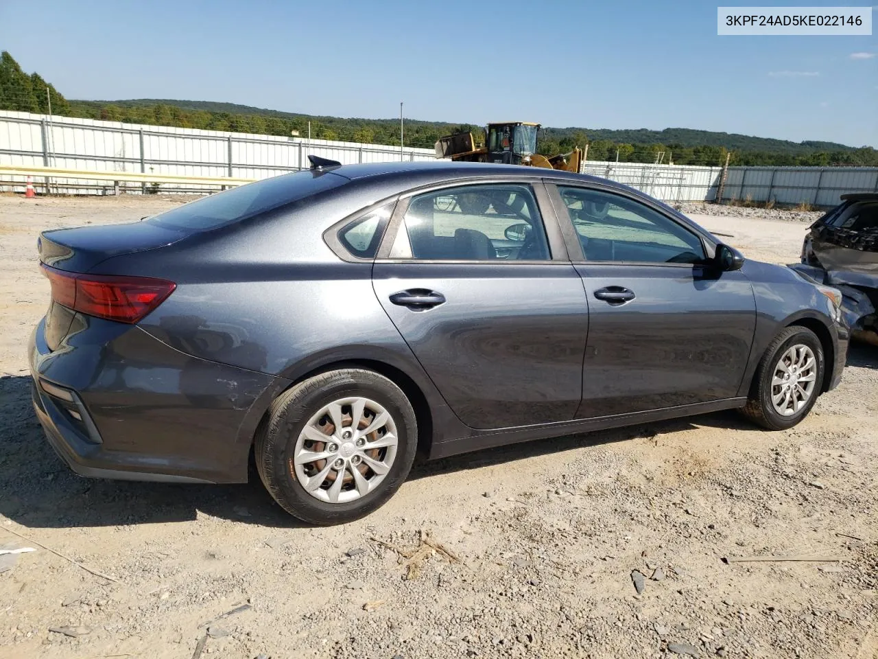 2019 Kia Forte Fe VIN: 3KPF24AD5KE022146 Lot: 71292064