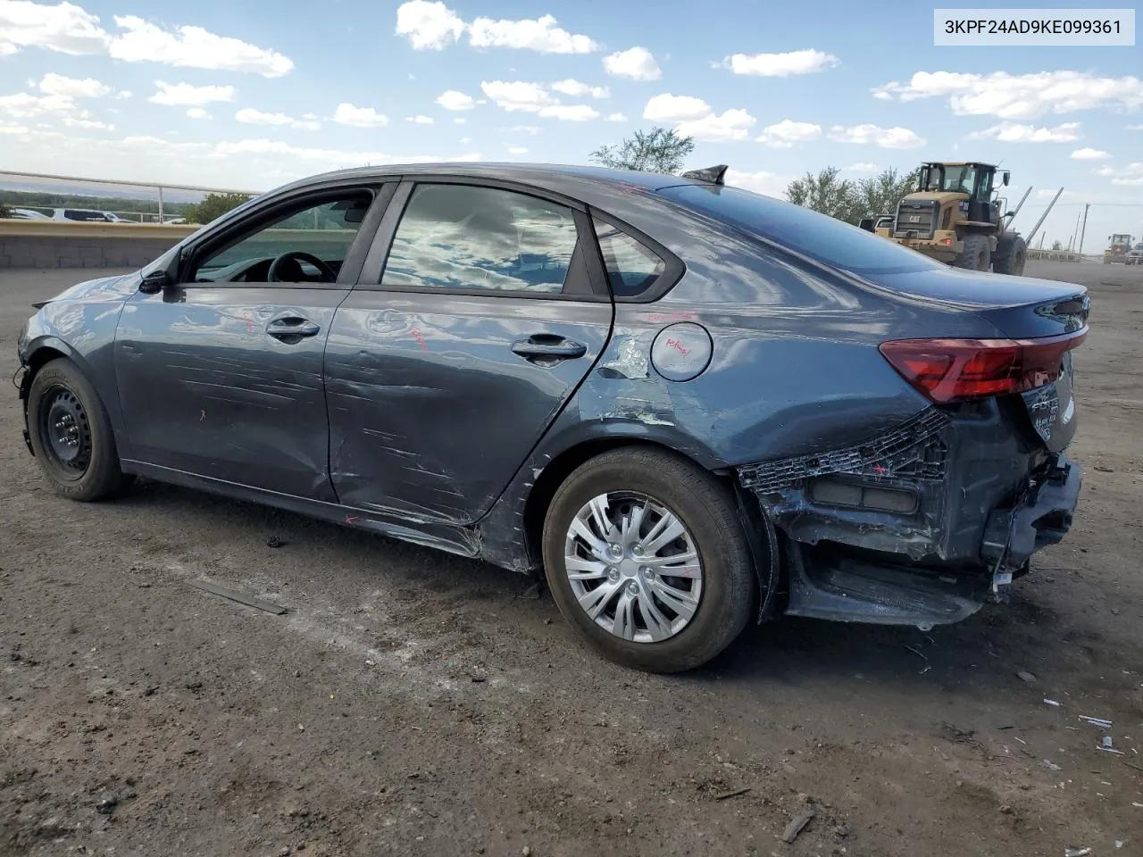 2019 Kia Forte Fe VIN: 3KPF24AD9KE099361 Lot: 71447974